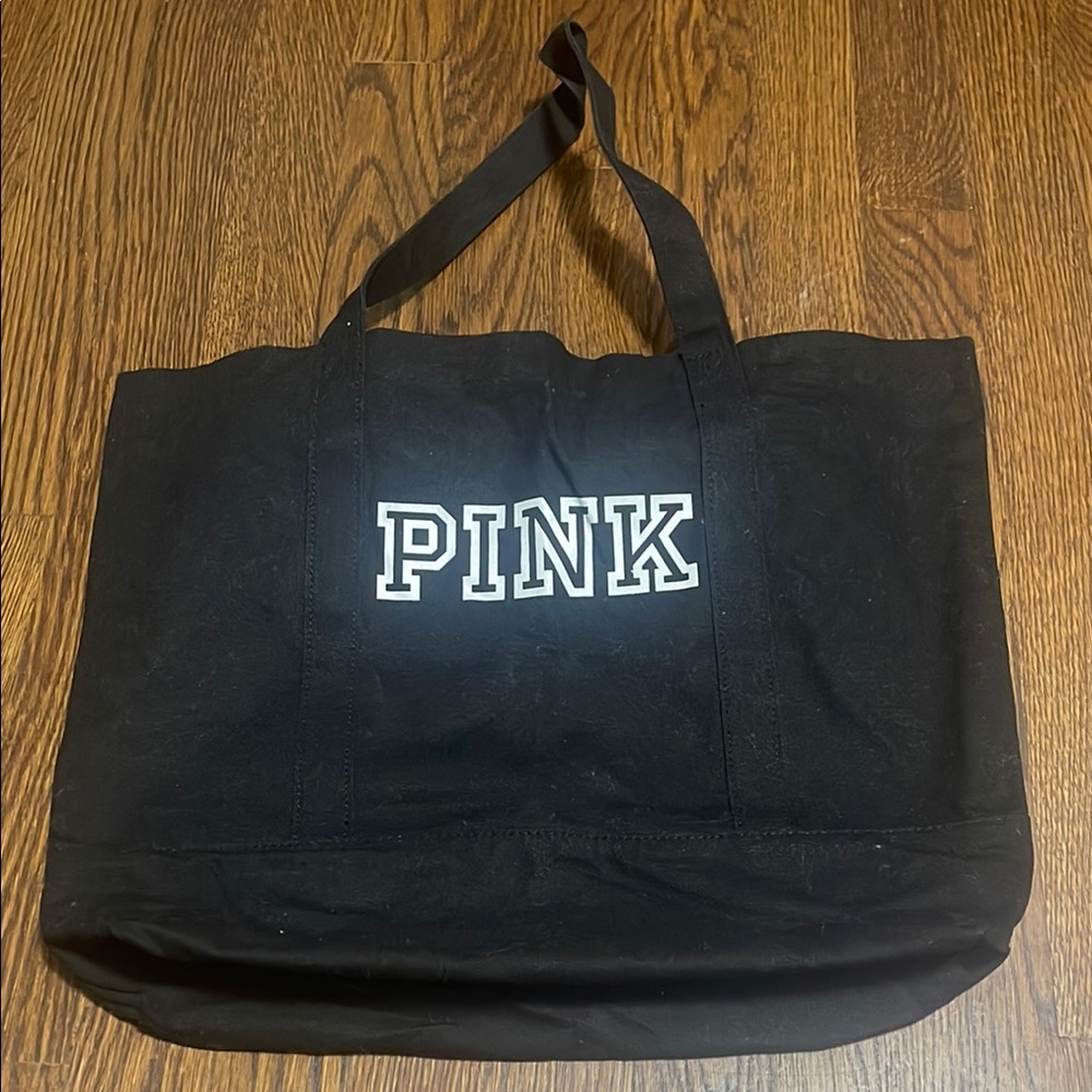 PINK Victoria's Secret Classic Black Tote